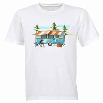 Camping Crew Neck T-shirt