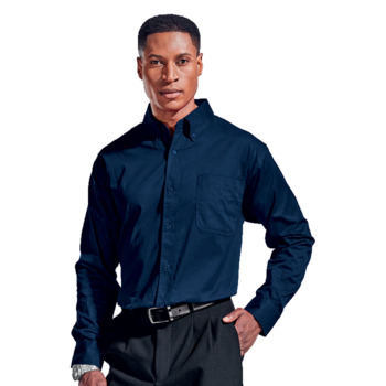 Brushed Cotton Twill Lounge Long Sleeve Mens
