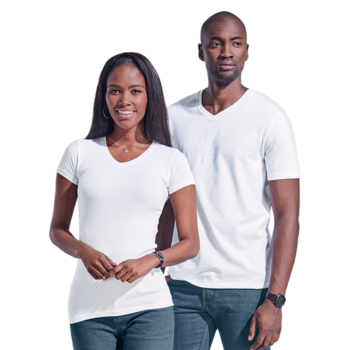 170g Slim Fit V-Neck T-Shirt Ladies