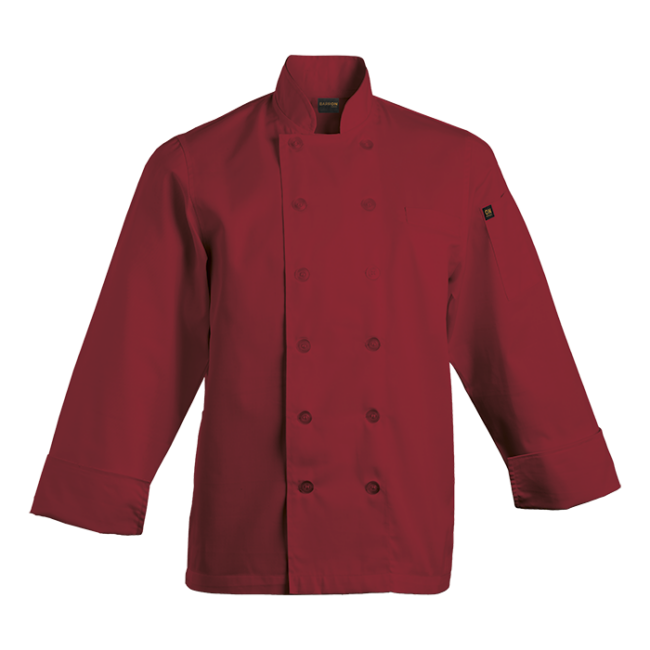 Savona Long Sleeve Chef Jacket Mens - Image 4