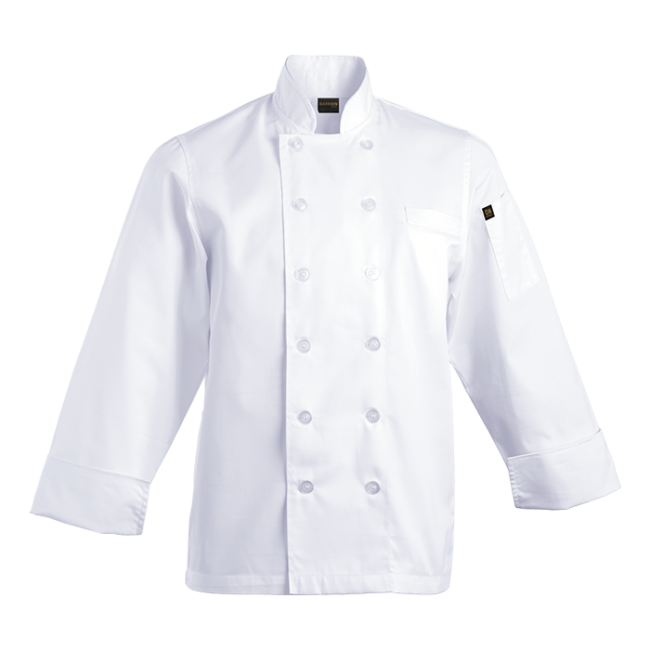 Savona Long Sleeve Chef Jacket Mens - Image 5