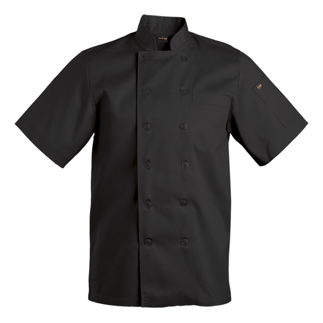 Savona Short Sleeve Chef Jacket Mens - Image 2