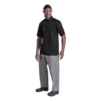 Savona Short Sleeve Chef Jacket Mens
